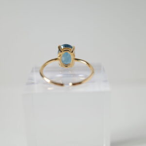 Natural Stone Ring – Indigo Blue Kyanite