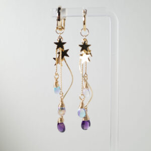 Hydrangea Drop – Purple Amethyst (Mainichi Charm Series)