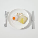 Breakfast – Fried egg and Honey toast (Mainichi Charm Series)